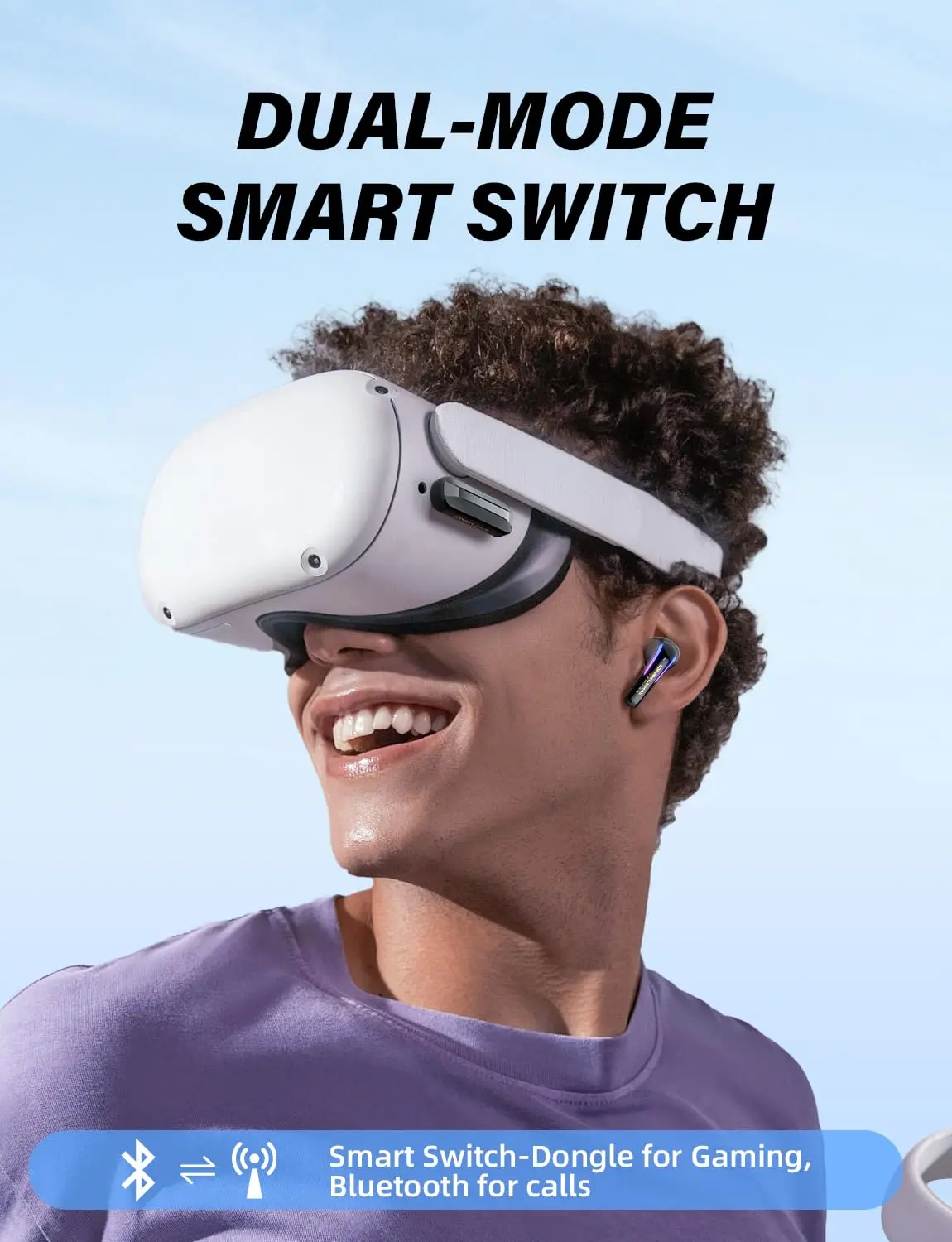 ONIKUMA T27 Earbuds Wireless Gaming with ENC Mic for PS5/4,Bluetooth Headphones for Phone, Pad, Laptop, Steam Deck, Switch - Image 4