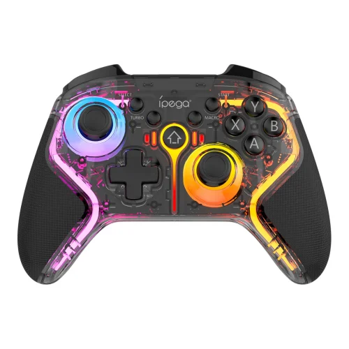 IPEGA Wireless Dazzling Color Gamepad for Android,IOS, PC with Button Programming,Dual Motor Vibration,Hall Rocker PG-9666